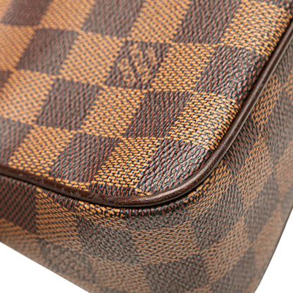 Second hand Louis Vuitton Recoleta Canvas Shoulder Bag Damier Ebene - Tabita Bags