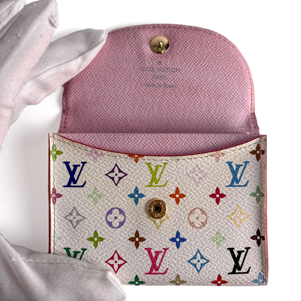 Second hand Louis Vuitton Rosalie Canvas Envelope Coin Purse Monogram - Tabita Bags