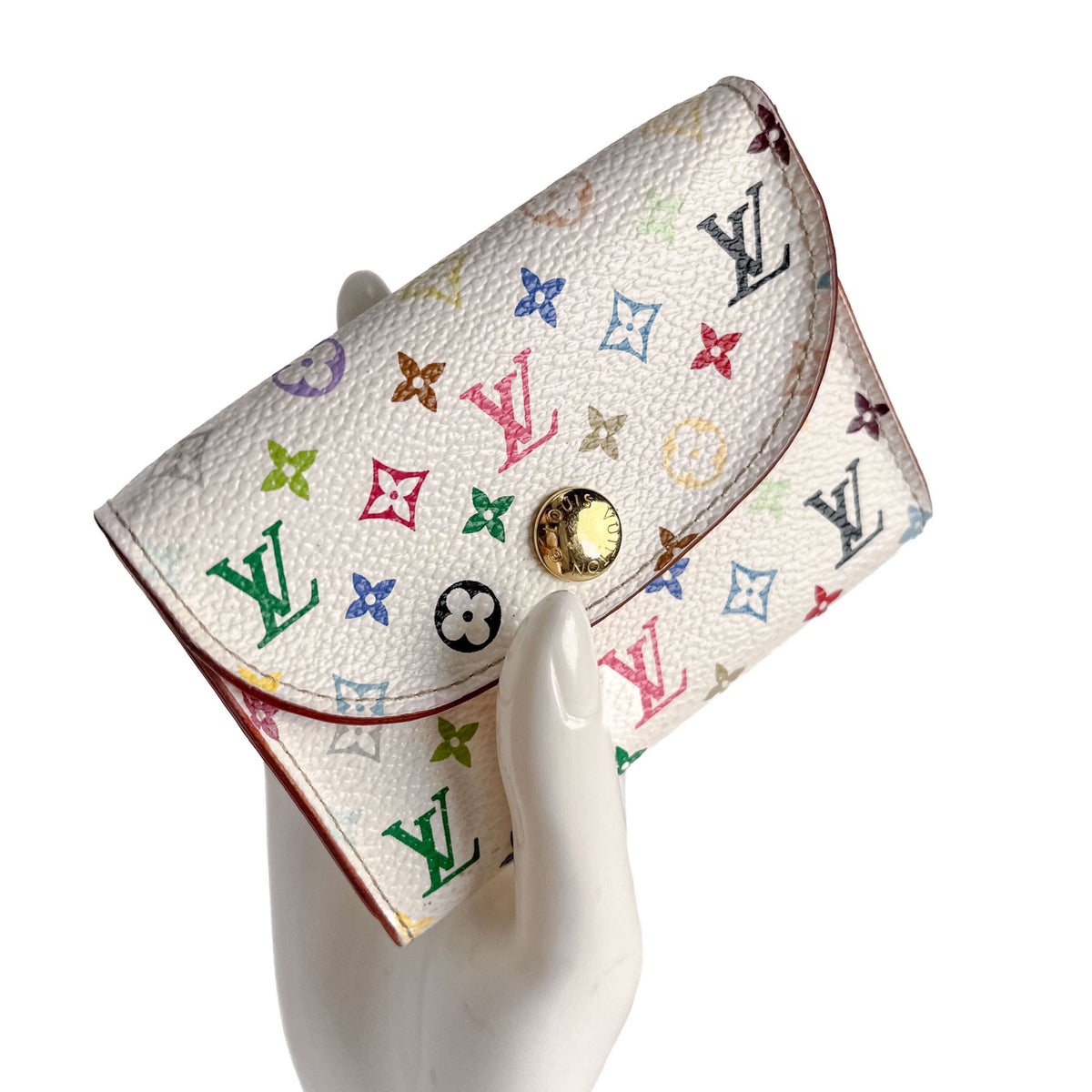 Second hand Louis Vuitton Rosalie Canvas Envelope Coin Purse Monogram - Tabita Bags
