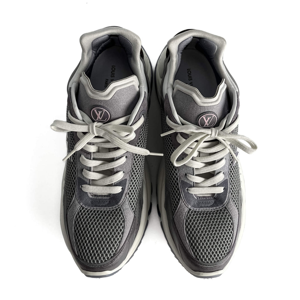 Second hand Louis Vuitton Run 55 Leather Sneakers 39 Monogram - Tabita Bags