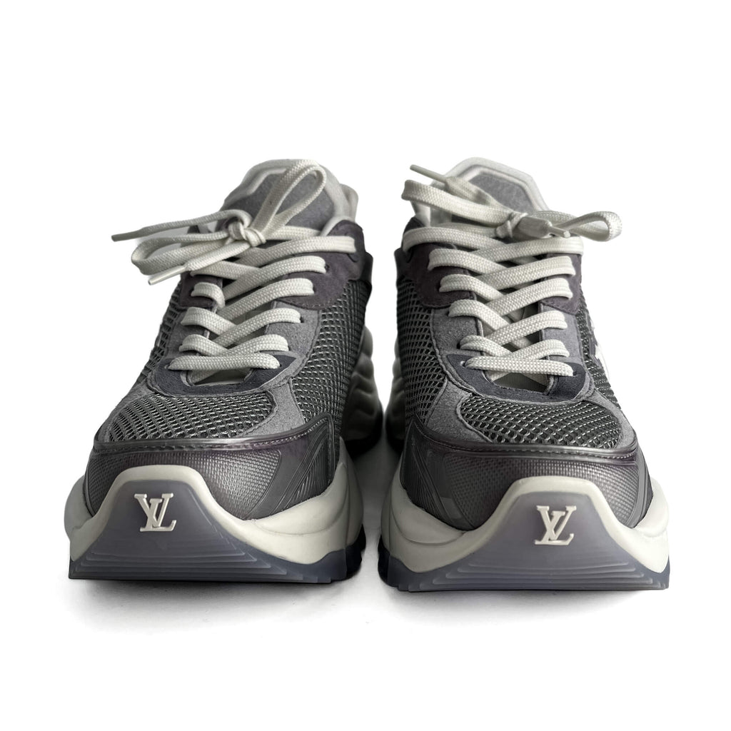 Second hand Louis Vuitton Run 55 Leather Sneakers 39 Monogram - Tabita Bags