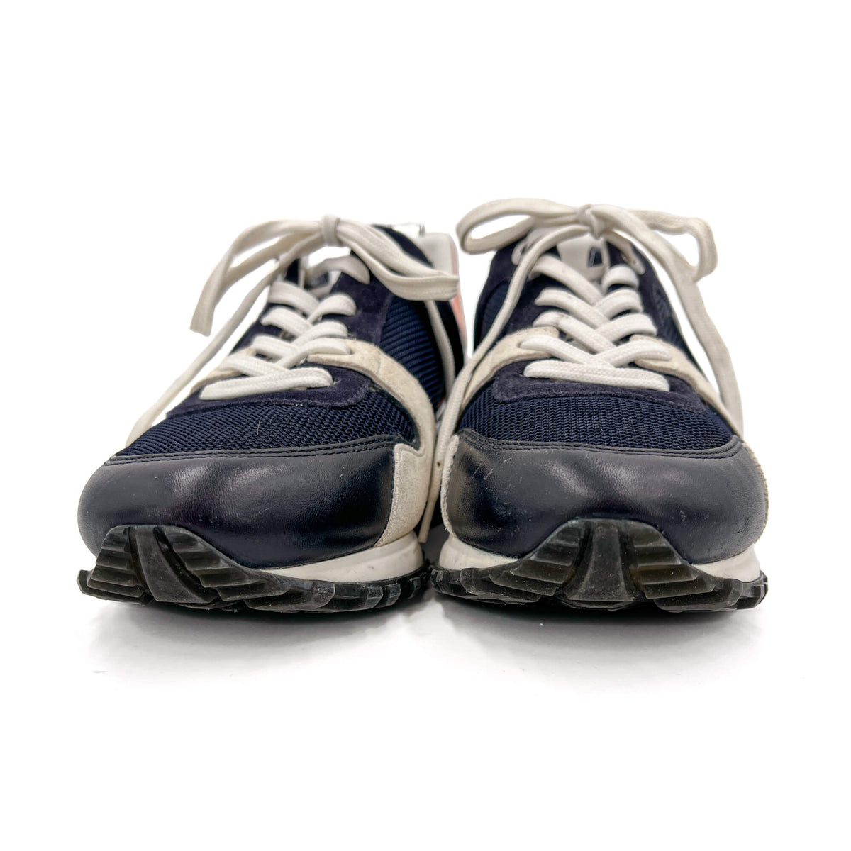 Second hand Louis Vuitton Run Away Leather Sneakers 38 Bicolor - Tabita Bags
