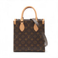 Second hand Louis Vuitton Sac Plat BB Canvas Tote Handbag Monogram - Tabita Bags