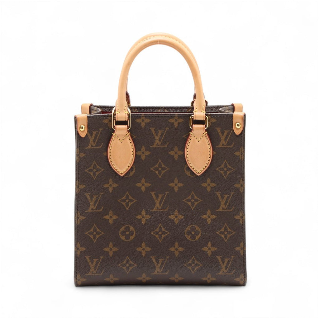 Second hand Louis Vuitton Sac Plat BB Canvas Tote Handbag Monogram - Tabita Bags