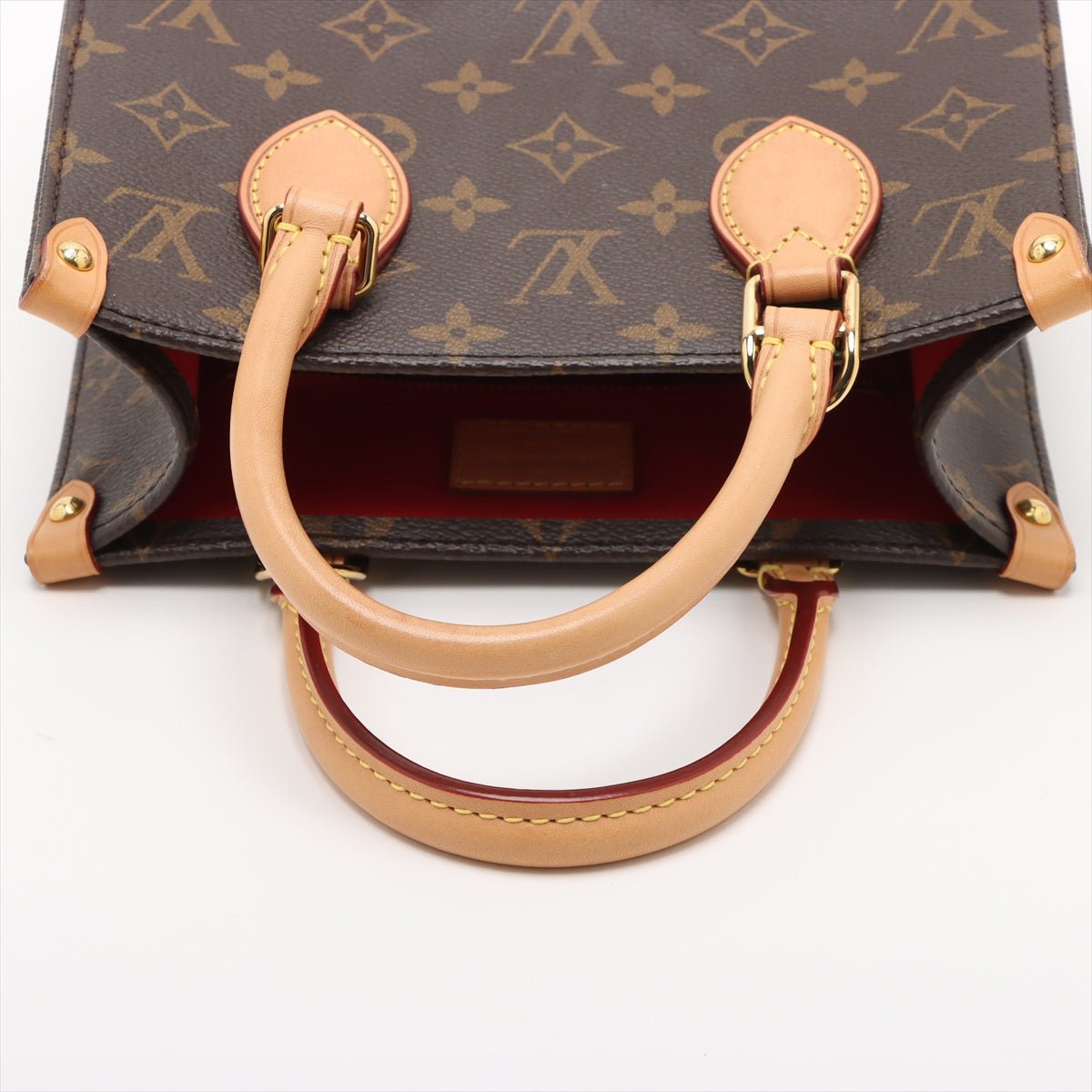 Second hand Louis Vuitton Sac Plat BB Canvas Tote Handbag Monogram - Tabita Bags