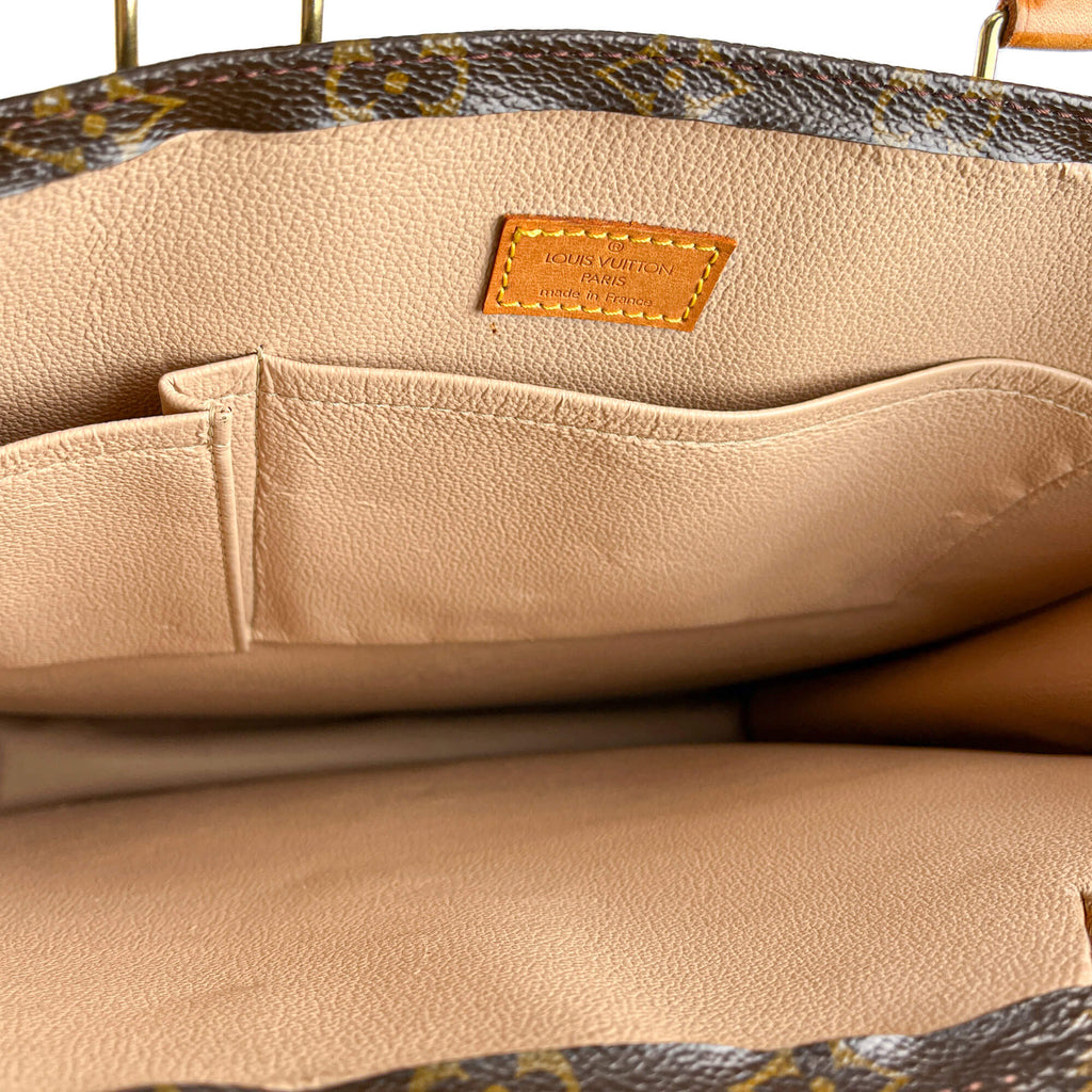 Second hand Louis Vuitton Sac Plat GM Canvas Tote Handbag Monogram - Tabita Bags