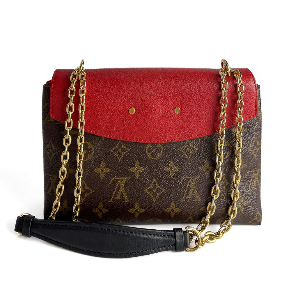 Second hand Louis Vuitton Saint Placide Leather Flap Crossbody Monogram - Tabita Bags