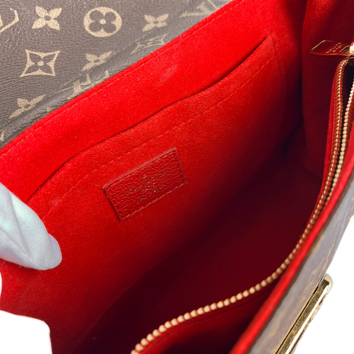Second hand Louis Vuitton Saint Placide Leather Flap Crossbody Monogram - Tabita Bags
