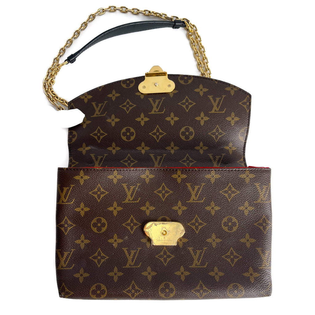 Second hand Louis Vuitton Saint Placide Leather Flap Crossbody Monogram - Tabita Bags