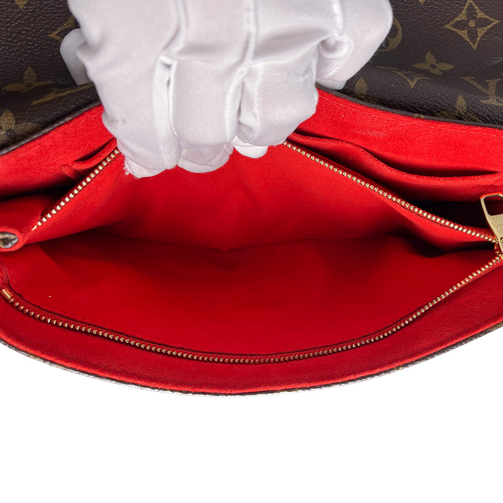 Second hand Louis Vuitton Saint Placide Leather Flap Crossbody Monogram - Tabita Bags