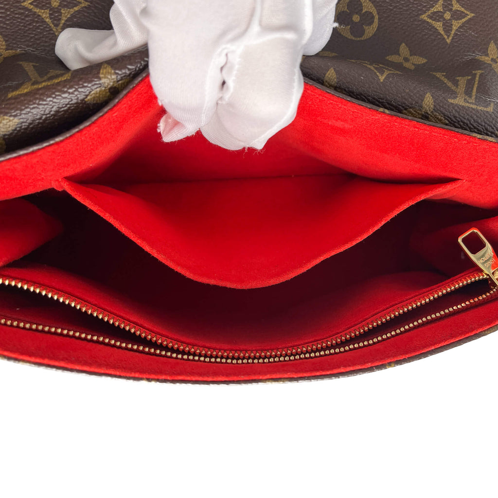 Second hand Louis Vuitton Saint Placide Leather Flap Crossbody Monogram - Tabita Bags