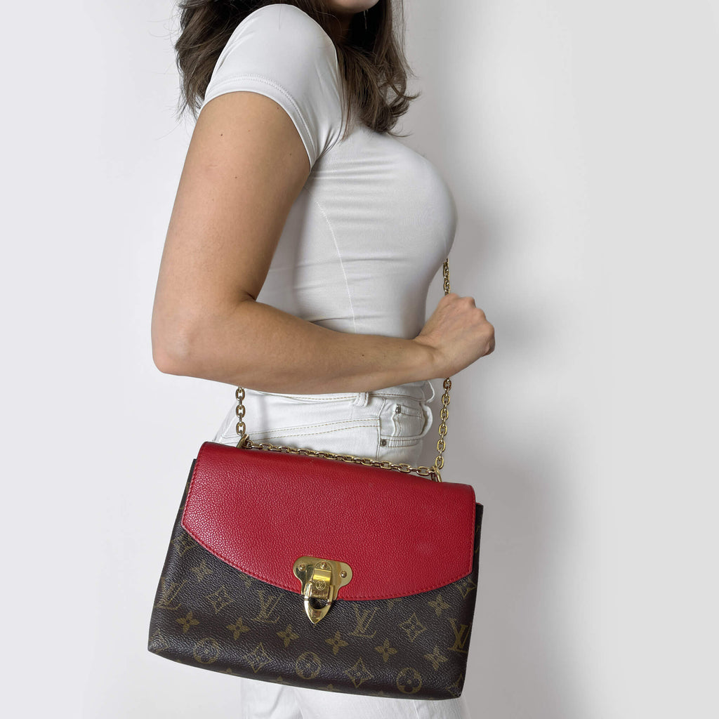 Second hand Louis Vuitton Saint Placide Leather Flap Crossbody Monogram - Tabita Bags