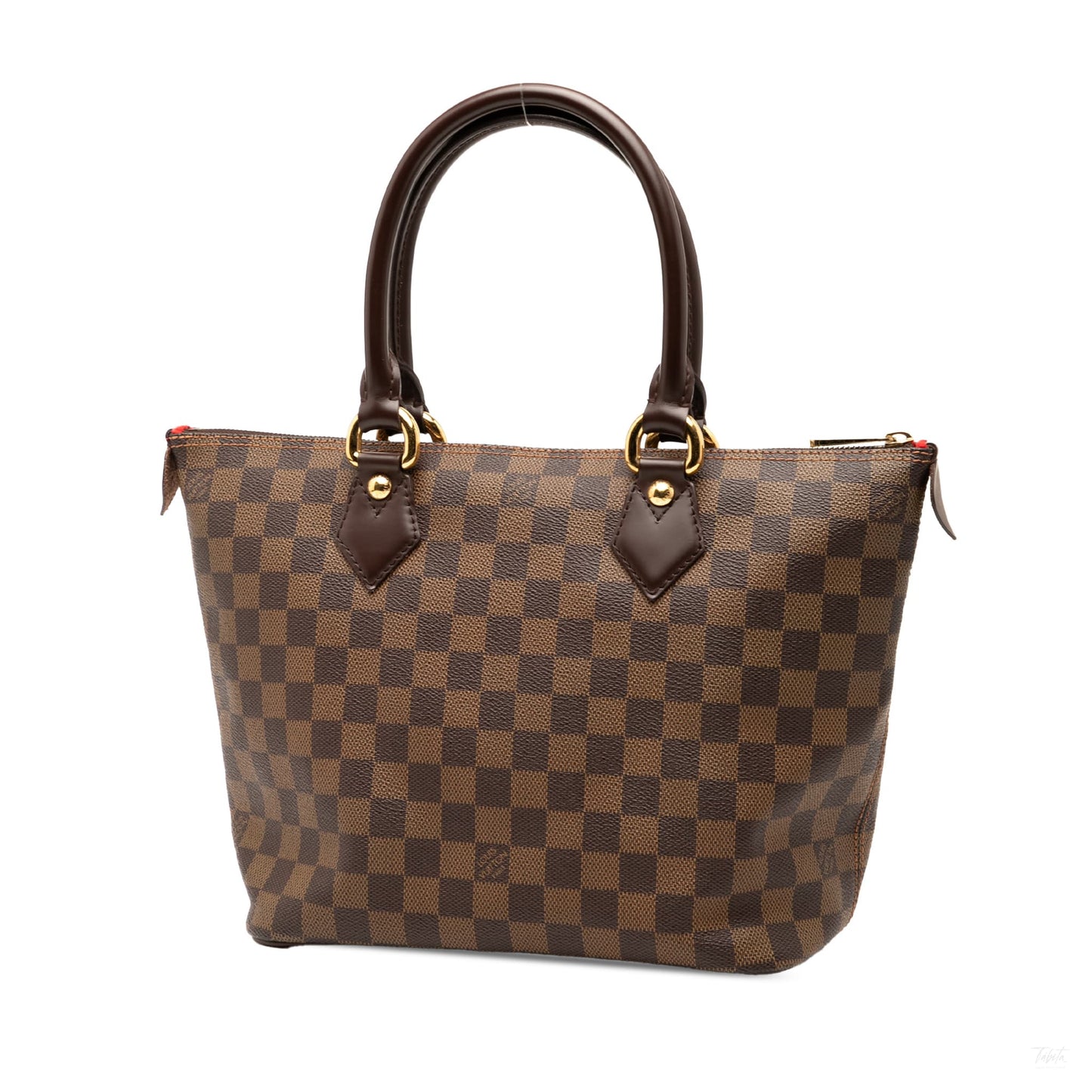 Second hand Louis Vuitton Saleya Canvas Handbag Damier Ebene - Tabita Bags