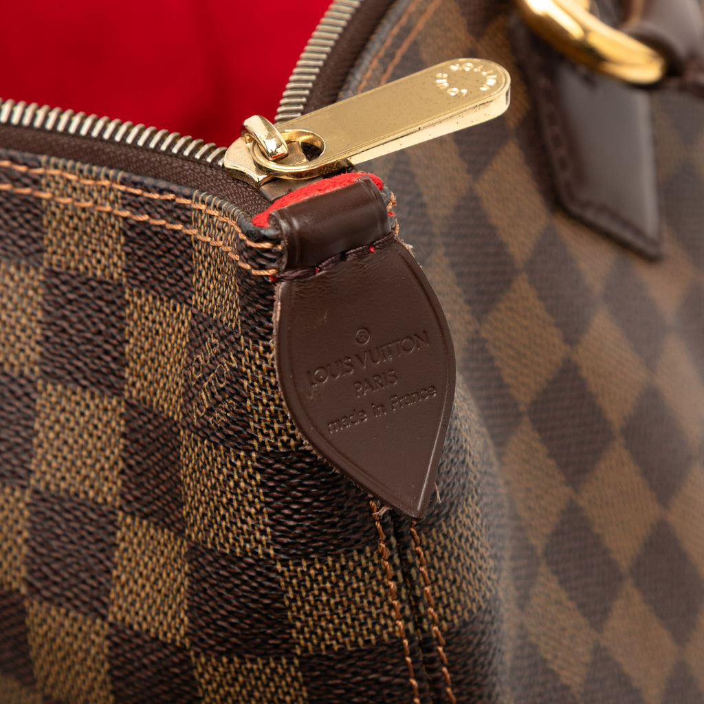 Second hand Louis Vuitton Saleya Canvas Handbag Damier Ebene - Tabita Bags