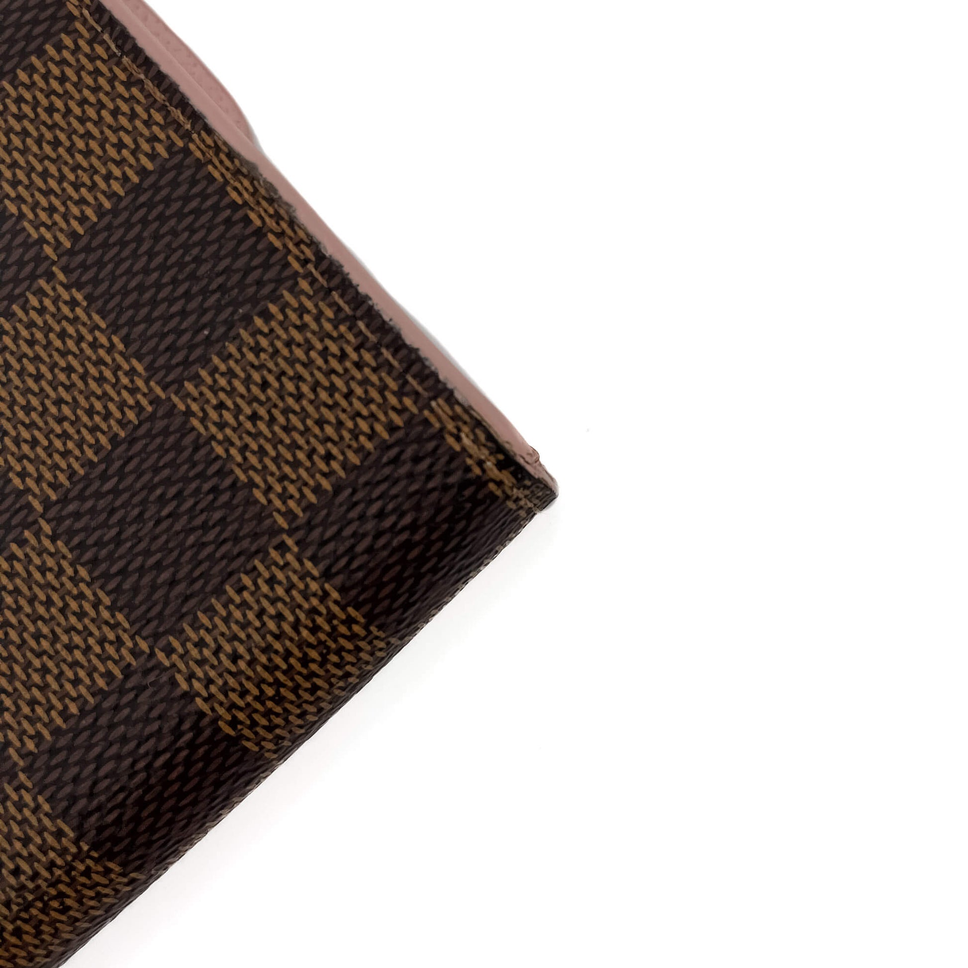 Second hand Louis Vuitton Sarah Studded Canvas Envelope Wallet Damier Ebene - Tabita Bags