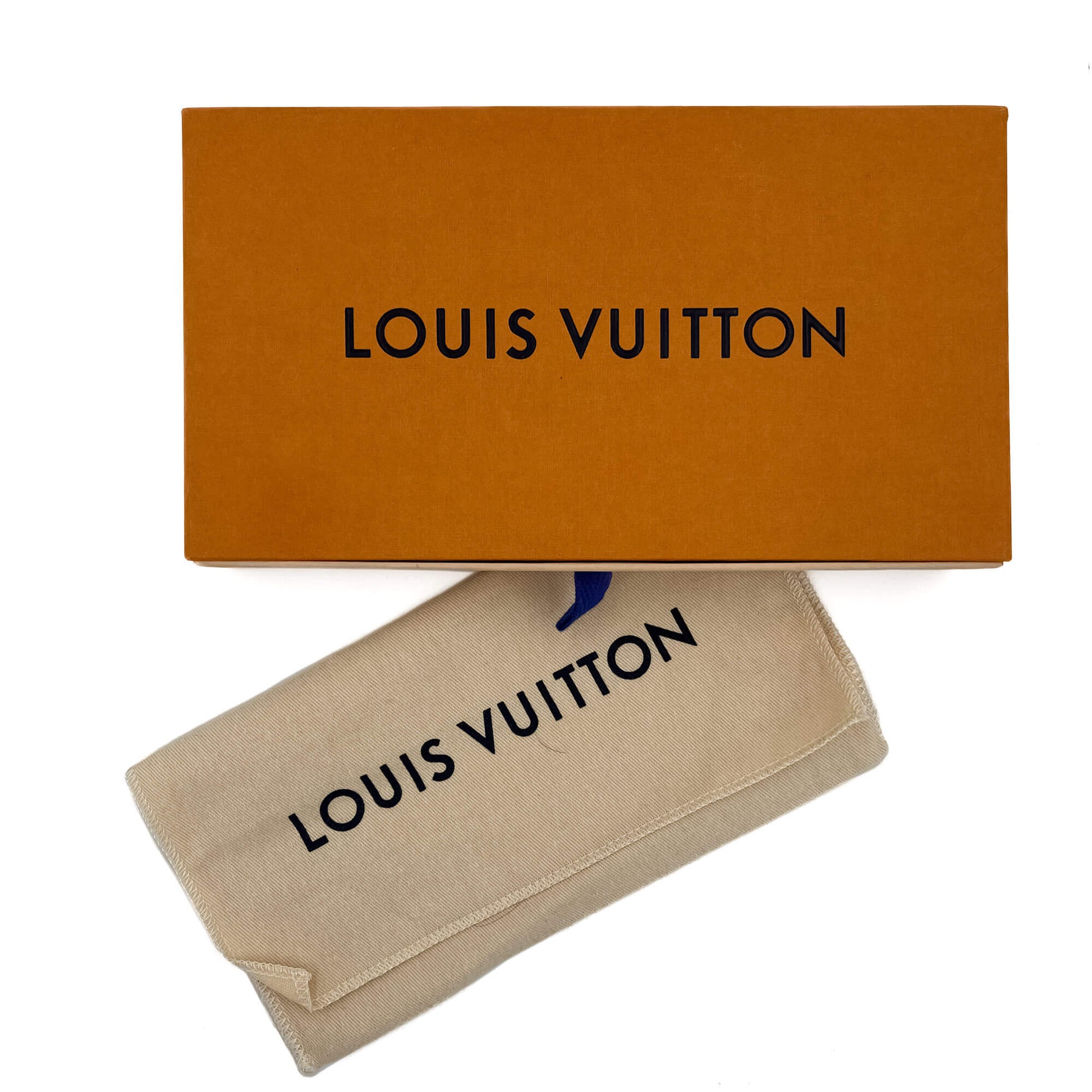 Second hand Louis Vuitton Sarah Studded Canvas Envelope Wallet Damier Ebene - Tabita Bags