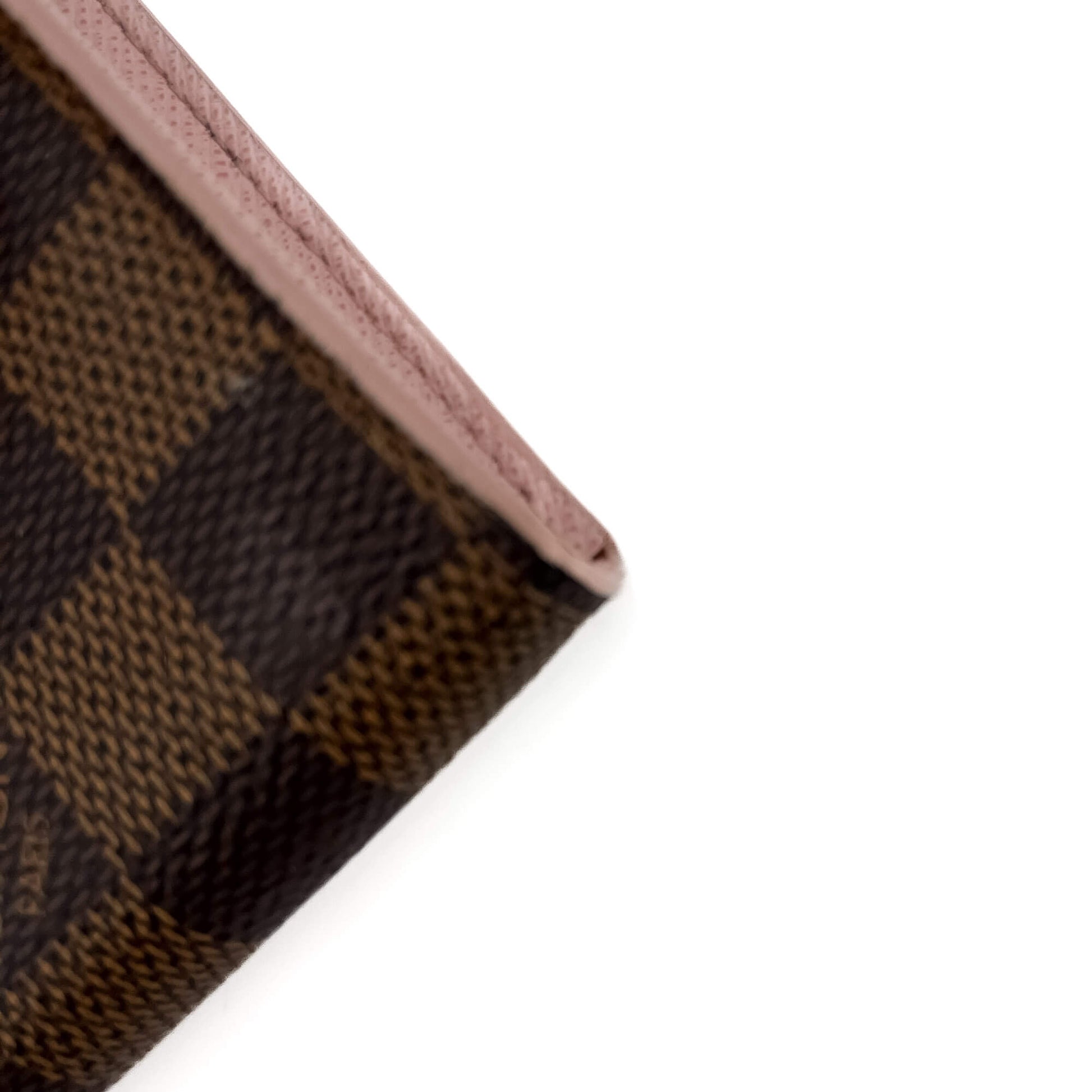 Second hand Louis Vuitton Sarah Studded Canvas Envelope Wallet Damier Ebene - Tabita Bags