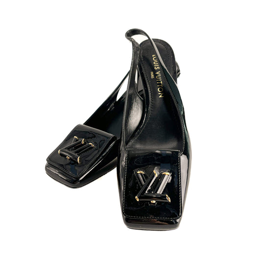Second hand Louis Vuitton Shake Patent Leather Pump 41 Black - Tabita Bags