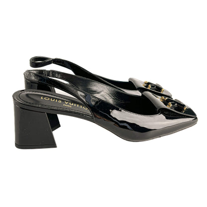 Second hand Louis Vuitton Shake Patent Leather Pump 41 Black - Tabita Bags
