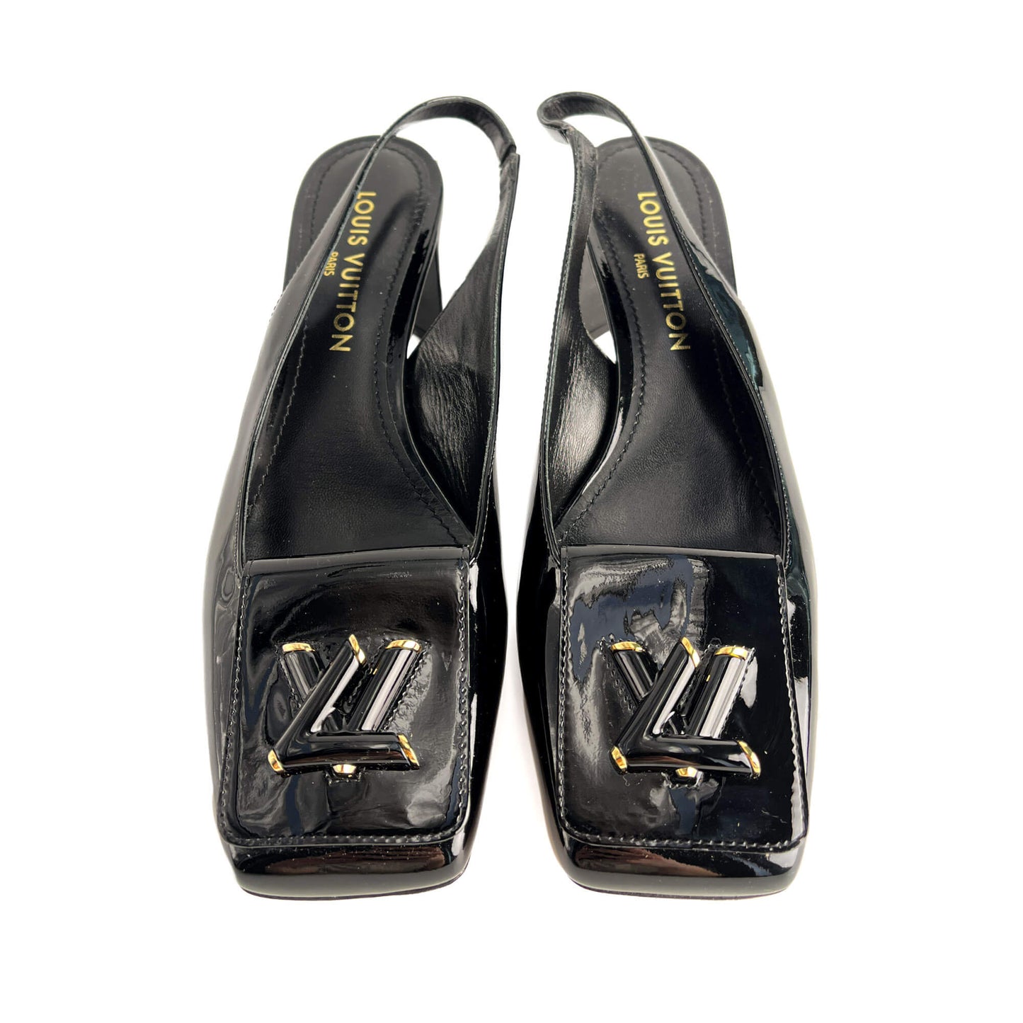 Second hand Louis Vuitton Shake Patent Leather Pump 41 Black - Tabita Bags