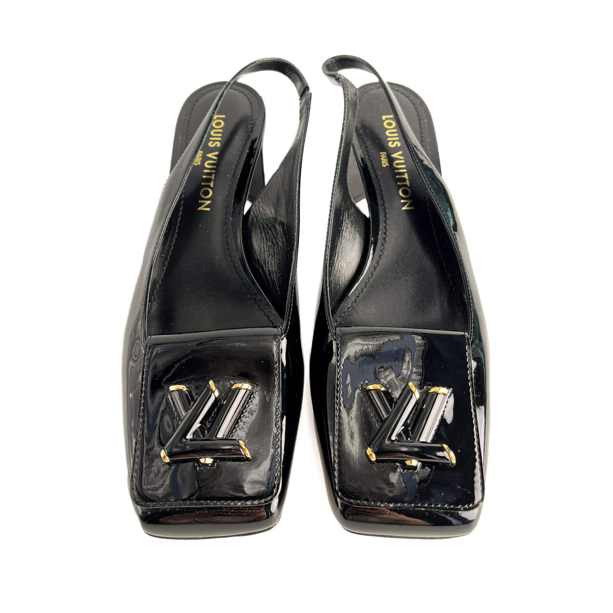 Second hand Louis Vuitton Shake Patent Leather Pump 41 Black - Tabita Bags