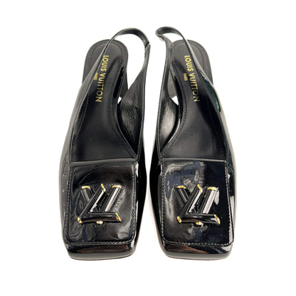 Second hand Louis Vuitton Shake Patent Leather Pump 41 Black - Tabita Bags