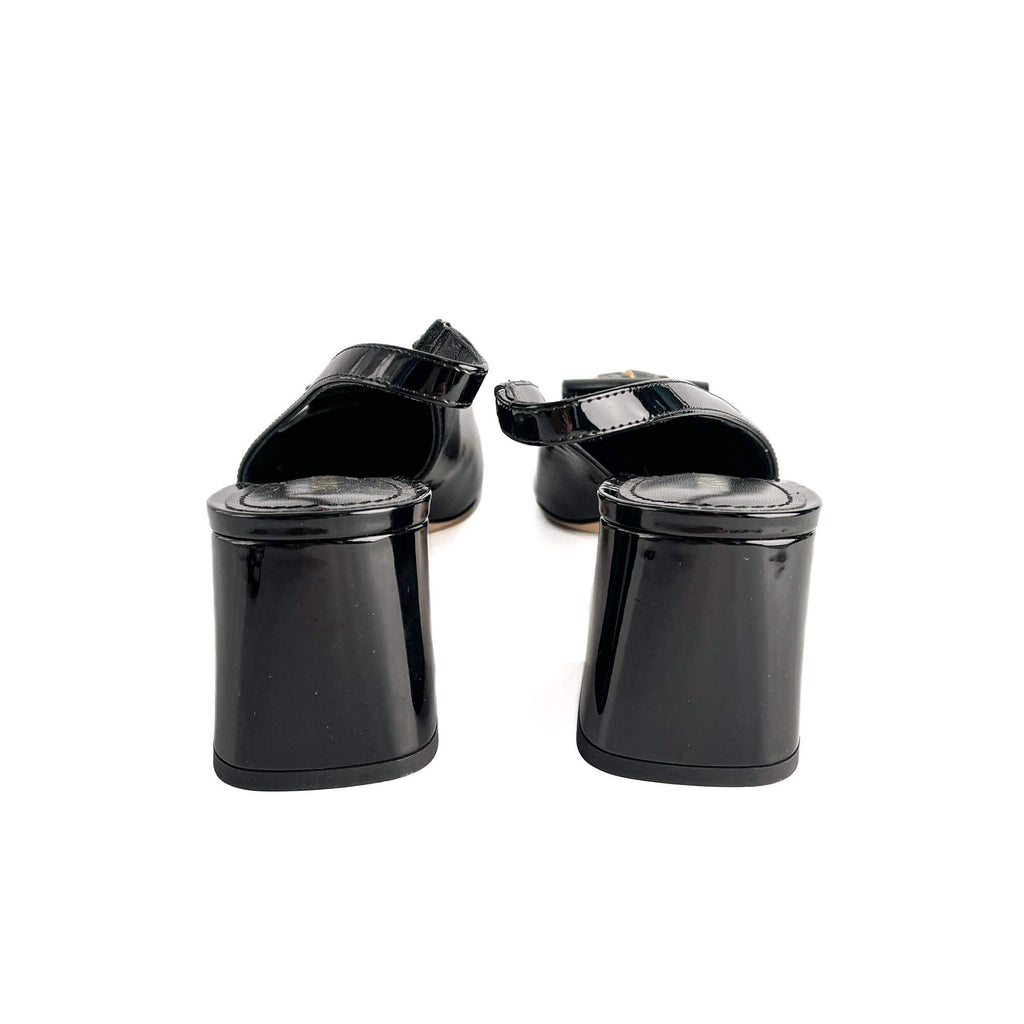 Second hand Louis Vuitton Shake Patent Leather Pump 41 Black - Tabita Bags