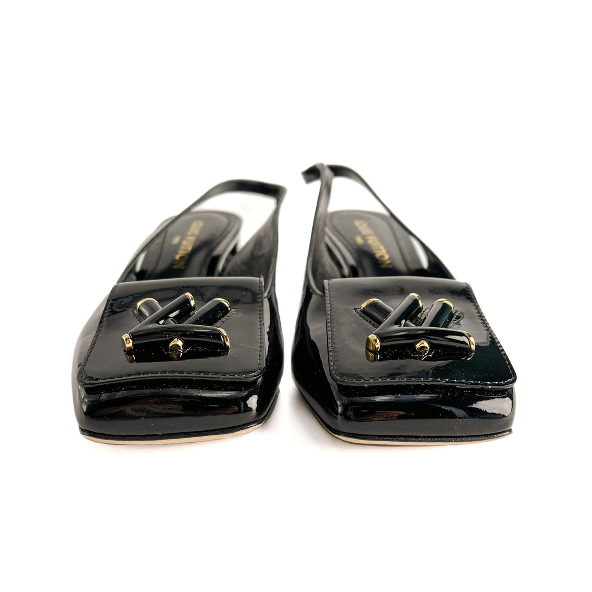 Second hand Louis Vuitton Shake Patent Leather Pump 41 Black - Tabita Bags