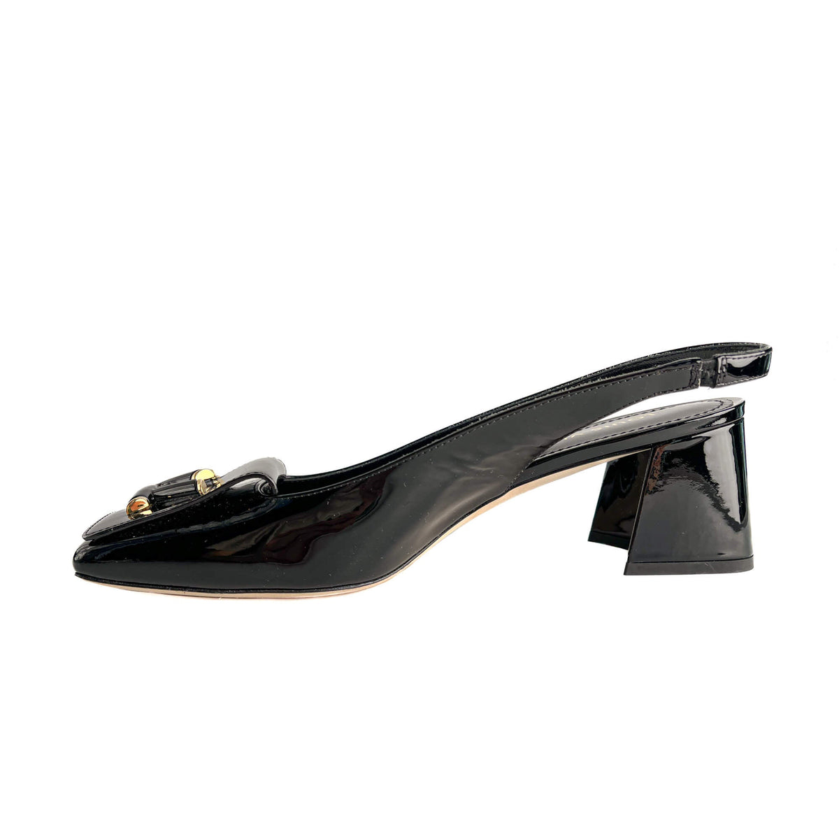 Second hand Louis Vuitton Shake Patent Leather Pump 41 Black - Tabita Bags
