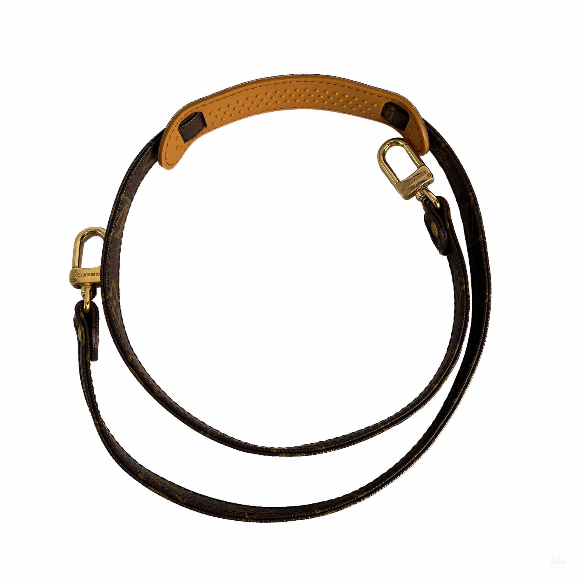 Second hand Louis Vuitton Shoulder Strap Canvas Brown - Tabita Bags
