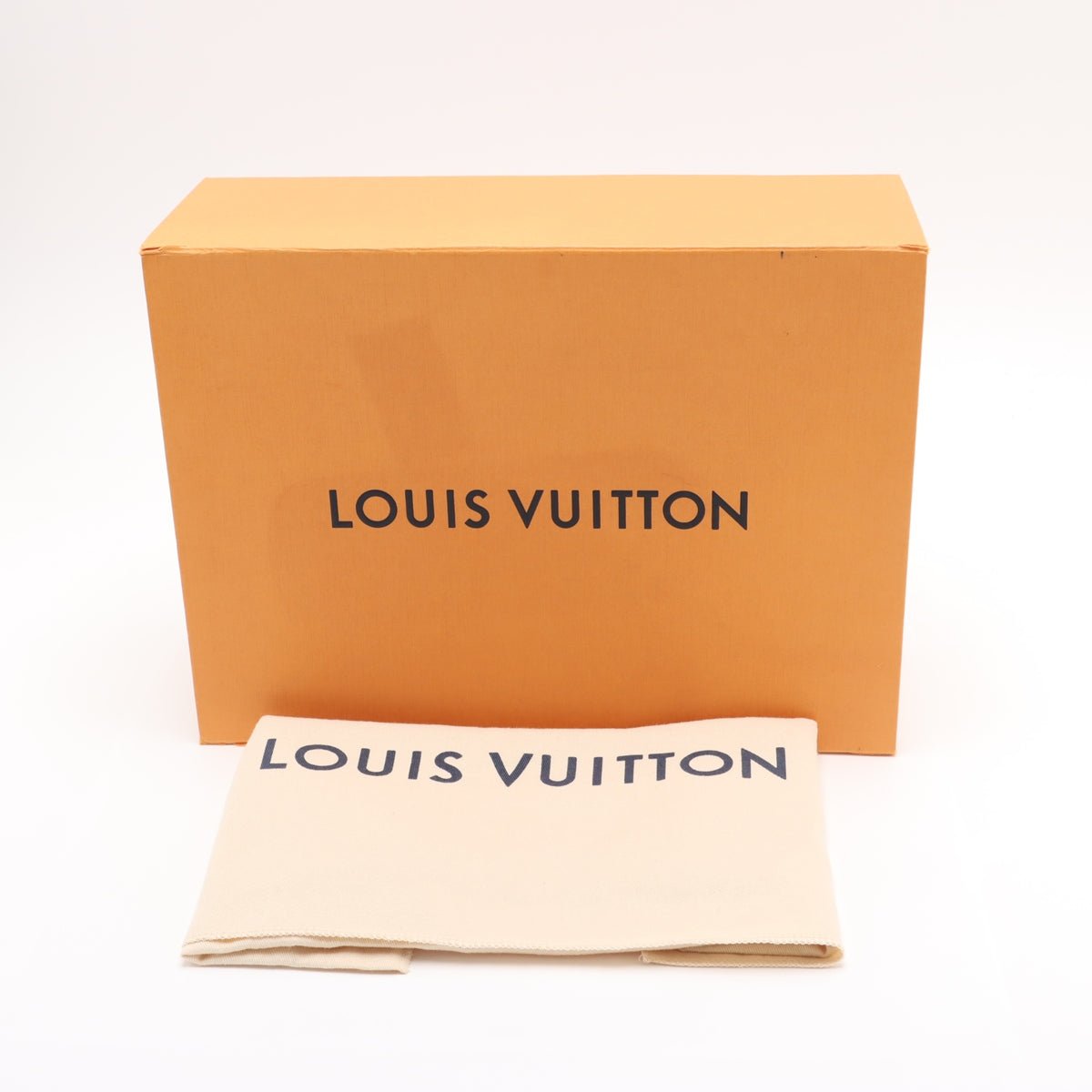 Second hand Louis Vuitton Side Trunk MM Canvas Shoulder Bag Brown - Tabita Bags