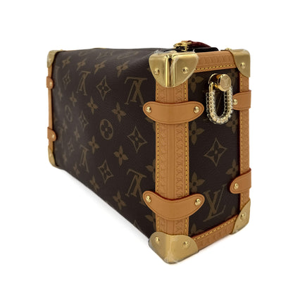 Second hand Louis Vuitton Side Trunk MM Canvas Trunk Bag Monogram - Tabita Bags