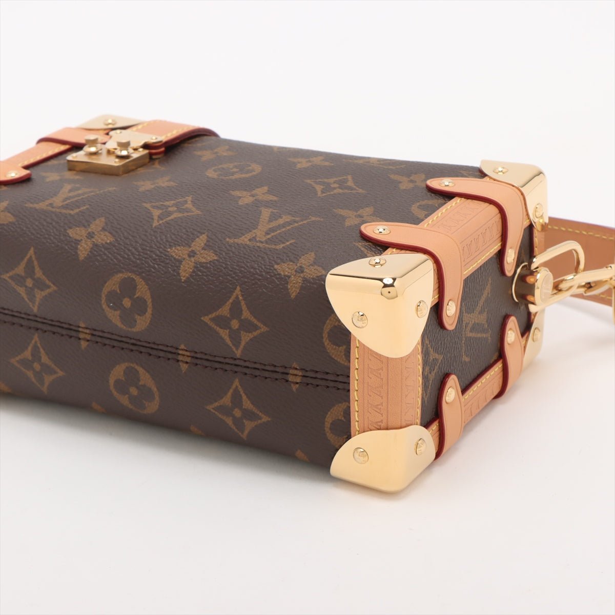Second hand Louis Vuitton Side Trunk PM Canvas Shoulder Bag Monogram - Tabita Bags