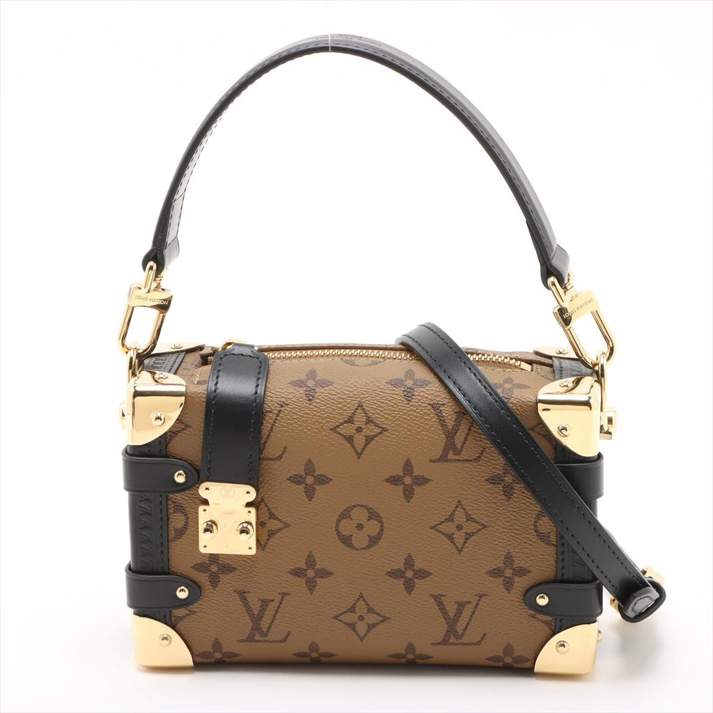 Second hand Louis Vuitton Side Trunk PM Canvas Shoulder Bag Monogram Reverse - Tabita Bags