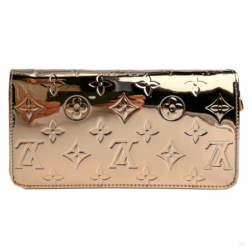 Second hand Louis Vuitton Sky Collection Canvas Mirror Long Zip Around Wallet Cooper - Tabita Bags