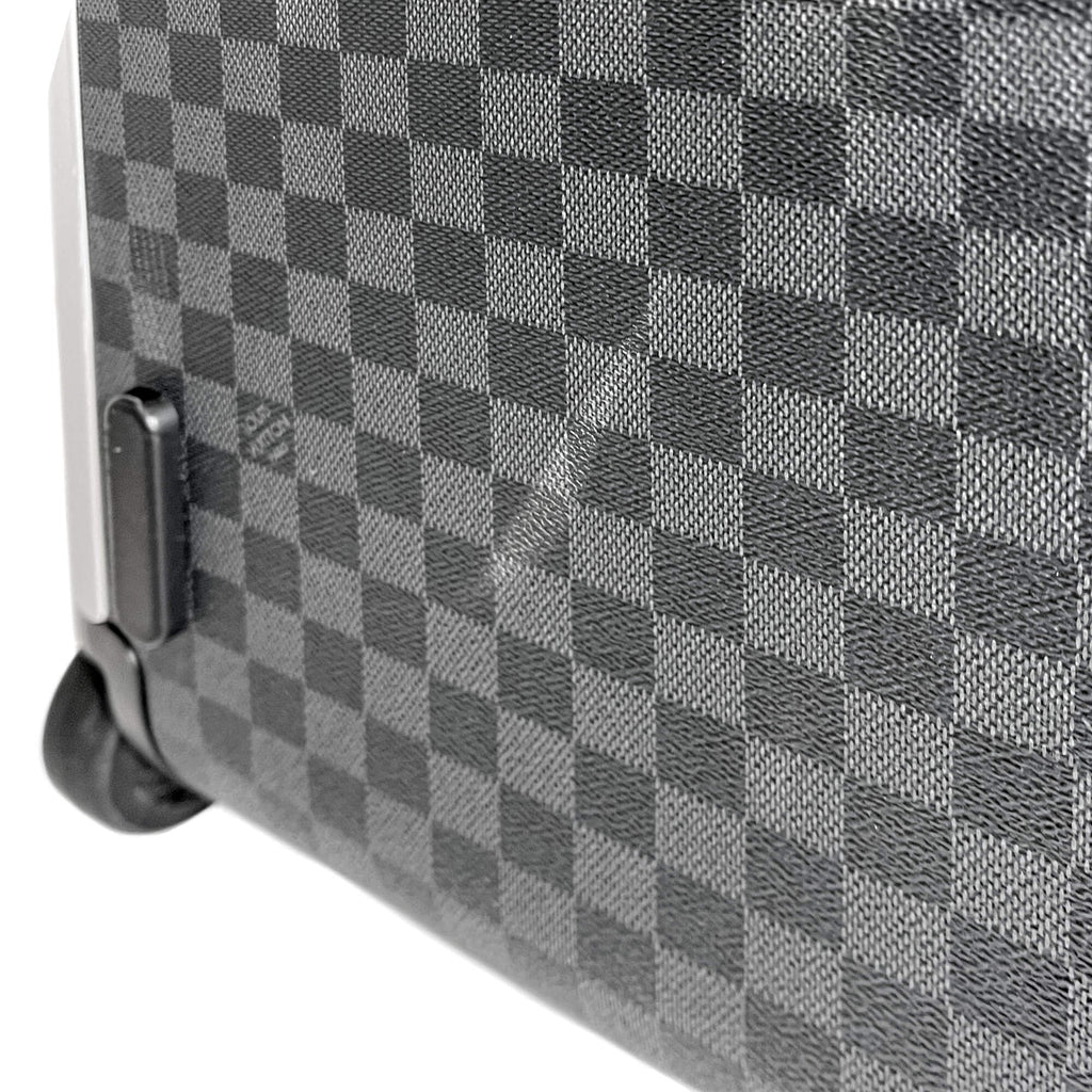 Second hand Louis Vuitton Soft Duffle 65 Canvas Travel Bag Damier Graphite - Tabita Bags