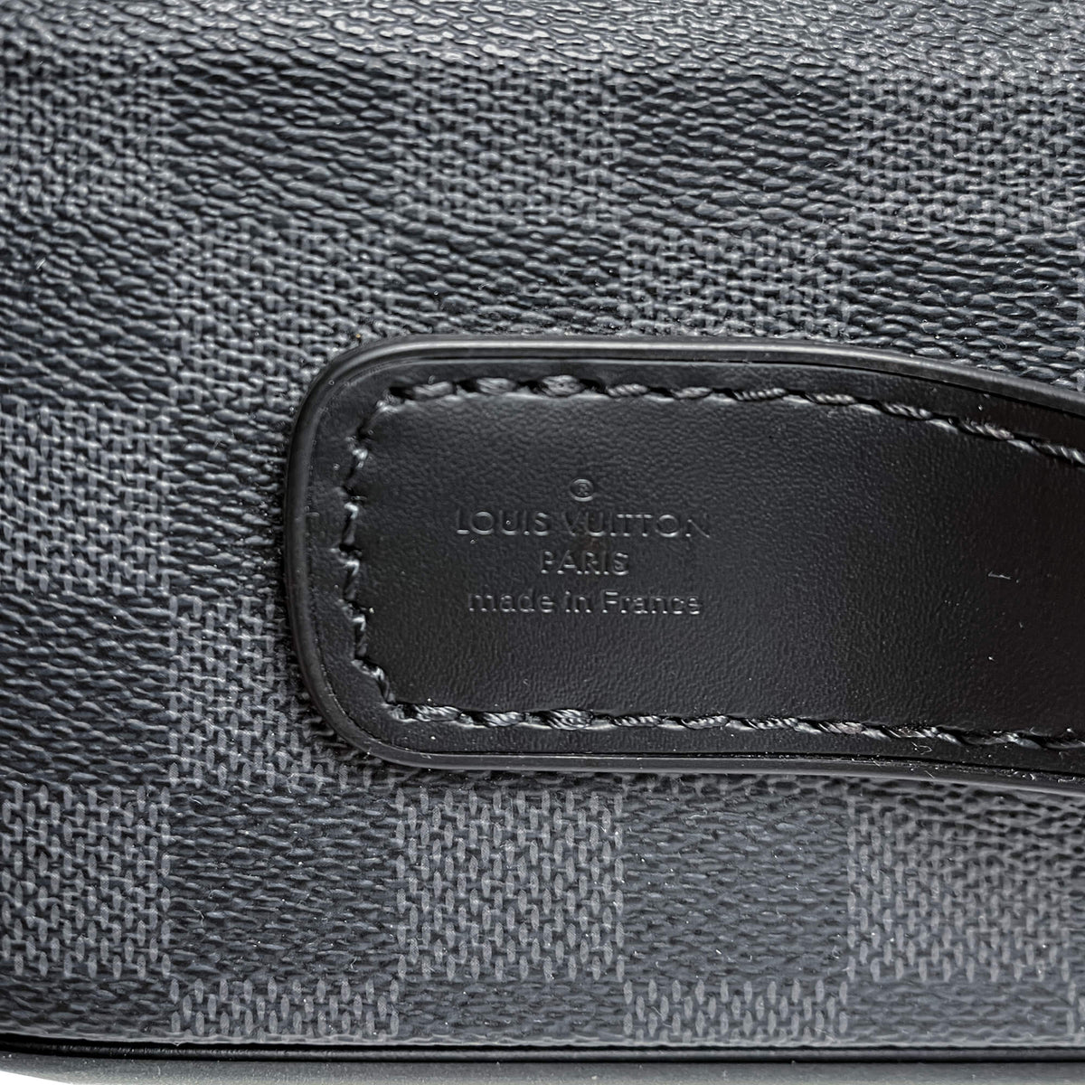 Second hand Louis Vuitton Soft Duffle 65 Canvas Travel Bag Damier Graphite - Tabita Bags