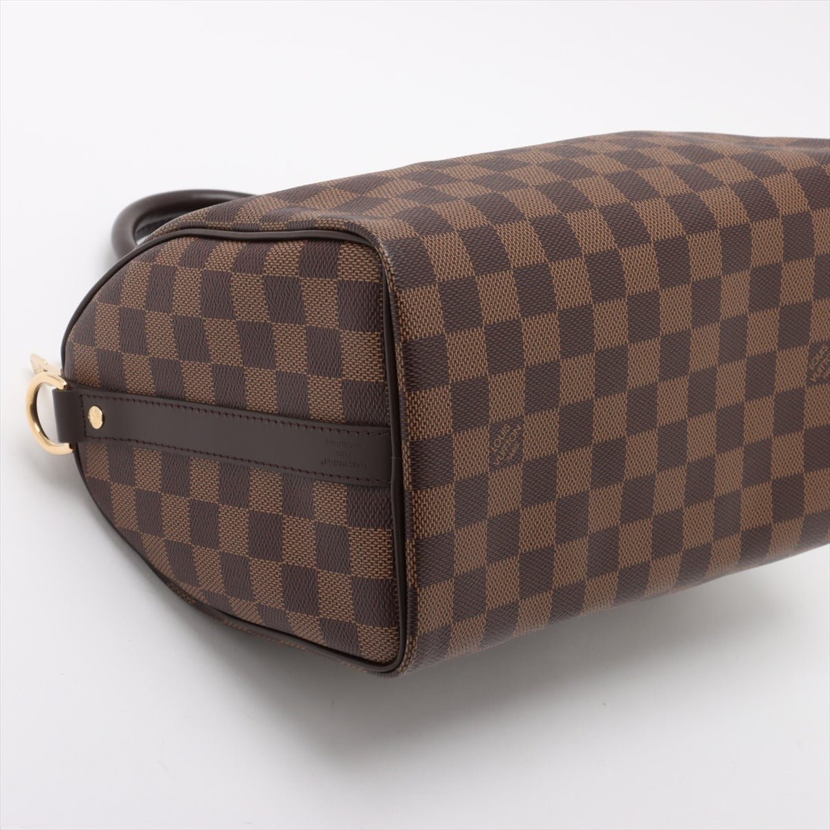 Second hand Louis Vuitton Speedy 25 Bandoulière Canvas Trunk Handbag Damier Ebene - Tabita Bags