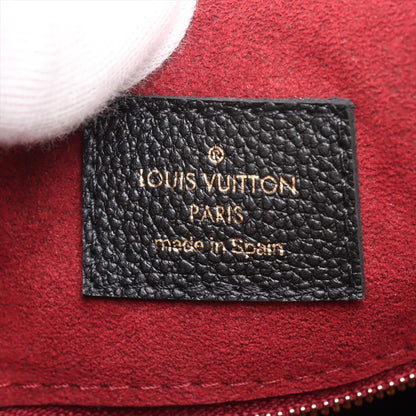 Second hand Louis Vuitton Speedy 25 Bandoulière Empreinte Leather Trunk Bag Black - Tabita Bags