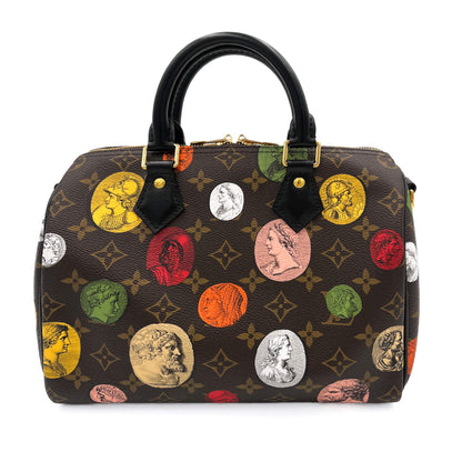 Second hand Louis Vuitton Speedy 25 Bandoulière Fornasetti Canvas Trunk Handbag Monogram - Tabita Bags