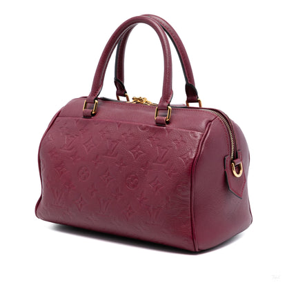 Second hand Louis Vuitton Speedy 25 Bandoulière Leather Trunk Bag Monogram Empreinte - Tabita Bags