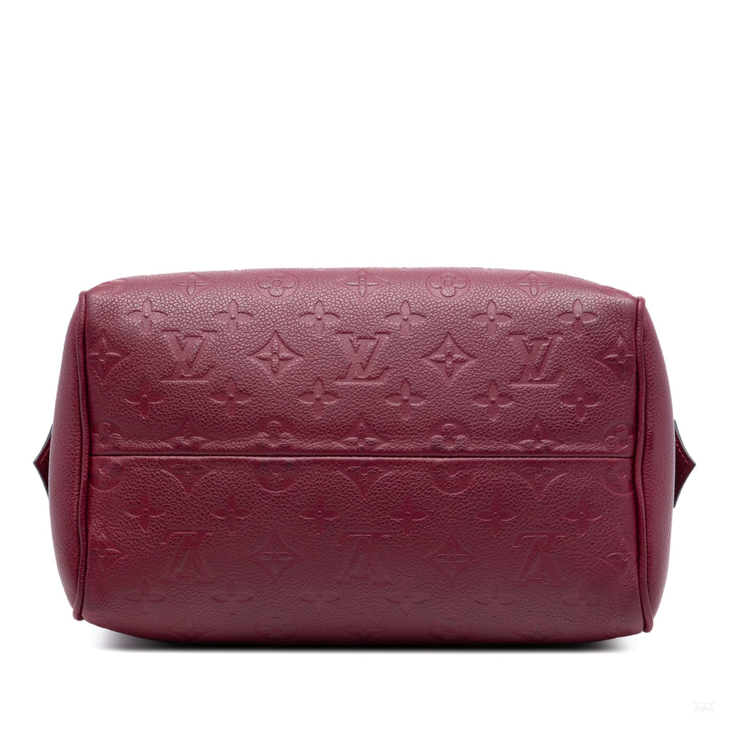 Second hand Louis Vuitton Speedy 25 Bandoulière Leather Trunk Bag Monogram Empreinte - Tabita Bags