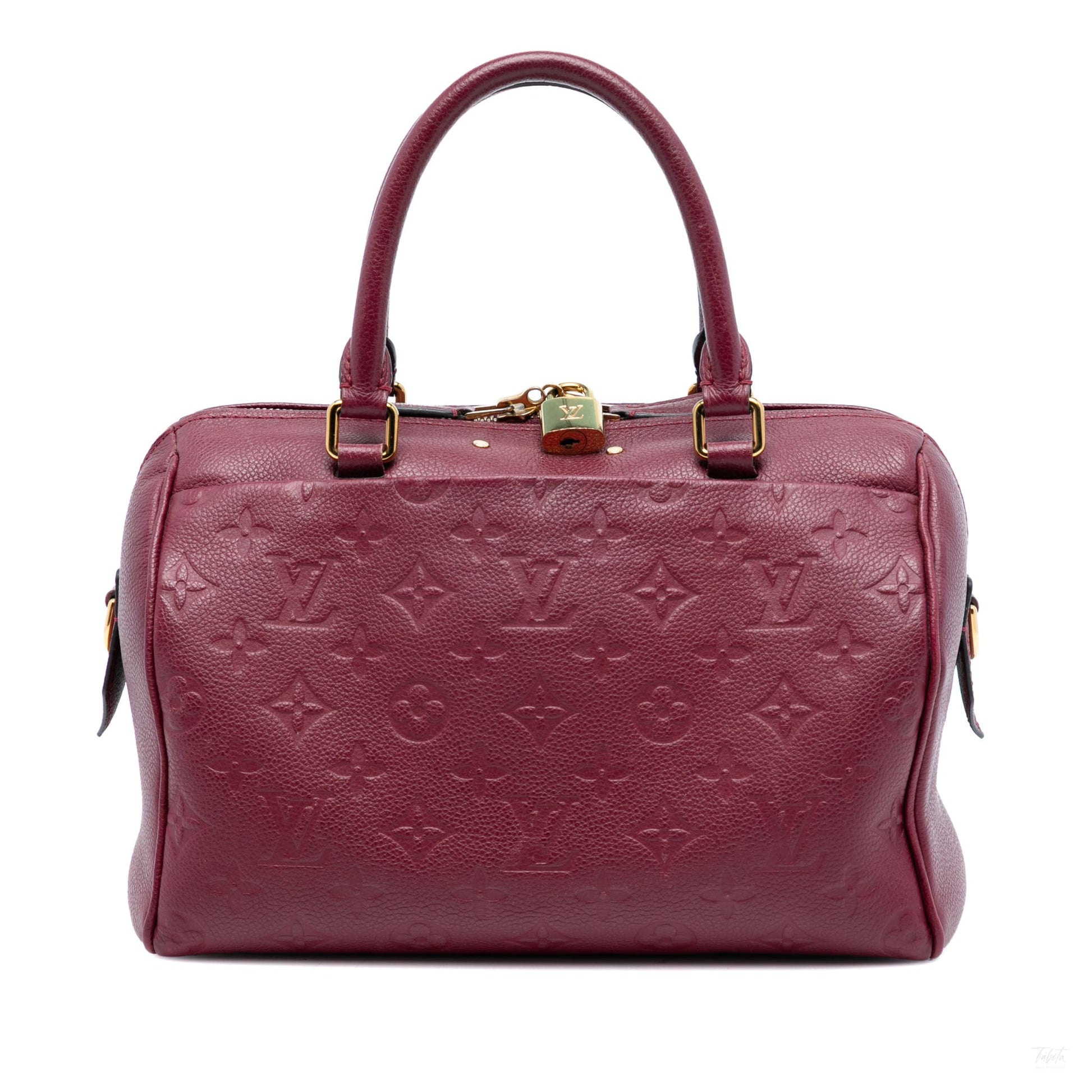 Second hand Louis Vuitton Speedy 25 Bandoulière Leather Trunk Bag Monogram Empreinte - Tabita Bags