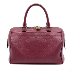 Second hand Louis Vuitton Speedy 25 Bandoulière Leather Trunk Bag Monogram Empreinte - Tabita Bags