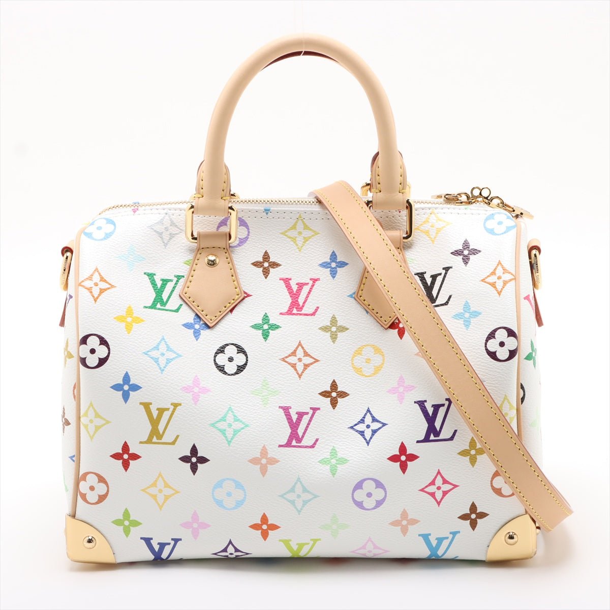 Second hand Louis Vuitton Speedy 25 Canvas Bandoulière LV x TM Trunk Handbag Monogram - Tabita Bags