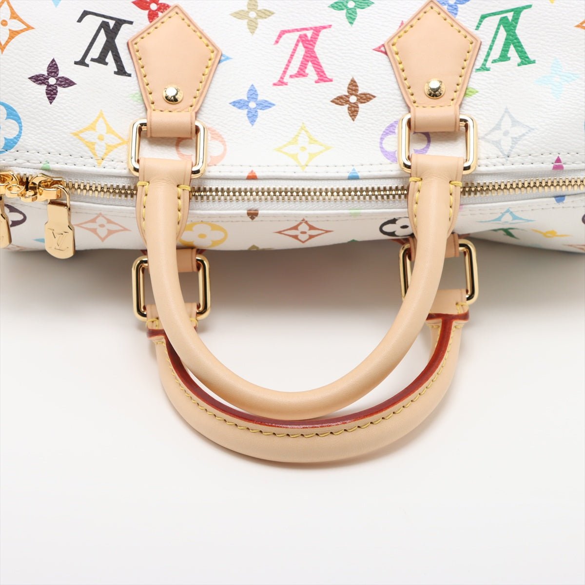 Second hand Louis Vuitton Speedy 25 Canvas Bandoulière LV x TM Trunk Handbag Monogram - Tabita Bags