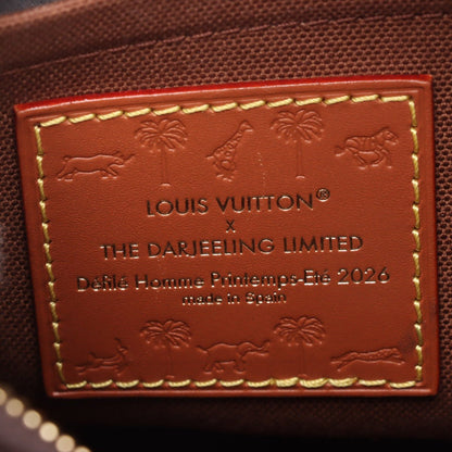 Second hand Louis Vuitton Speedy 25 Canvas Bandoulière The Darjeeling Limited Trunk Handbag Brown - Tabita Bags