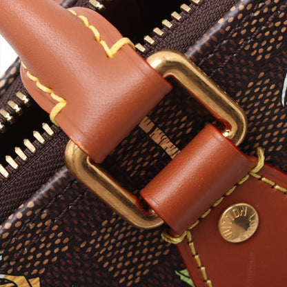 Second hand Louis Vuitton Speedy 25 Canvas Bandoulière The Darjeeling Limited Trunk Handbag Brown - Tabita Bags