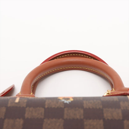 Second hand Louis Vuitton Speedy 25 Canvas Bandoulière The Darjeeling Limited Trunk Handbag Brown - Tabita Bags
