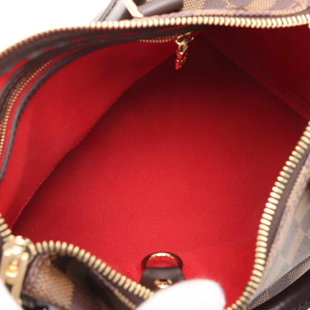 Second hand Louis Vuitton Speedy 25 Canvas Bandoulière Trunk Handbag Damier Ebene - Tabita Bags